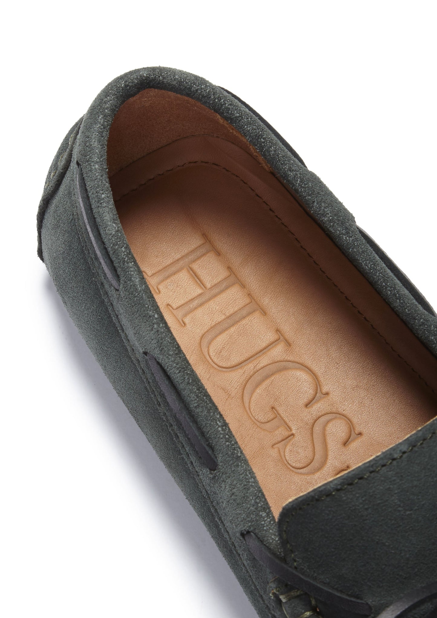 Laced Driving Loafers, racing green suede-3
