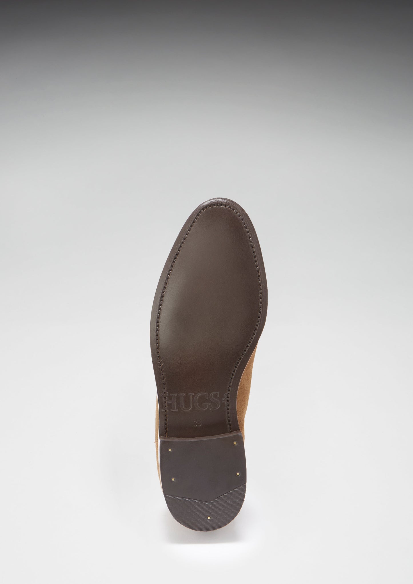 Women's Tobacco Suede Chelsea Boots, Welted Leather Sole-3