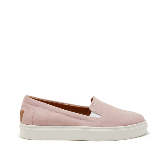 Women's Slip-On Sneakers, ice pink suede-0