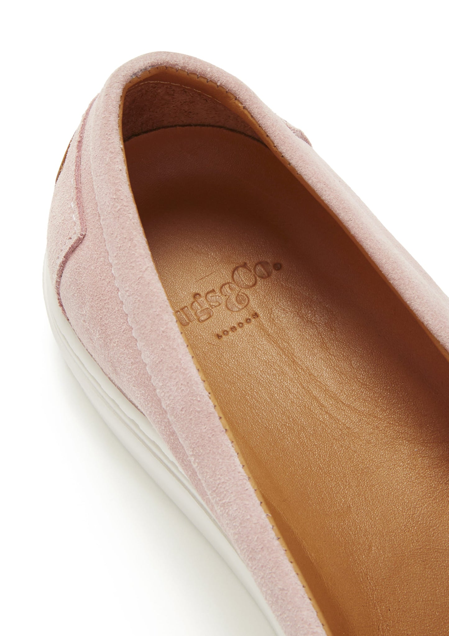 Women's Slip-On Sneakers, ice pink suede-4